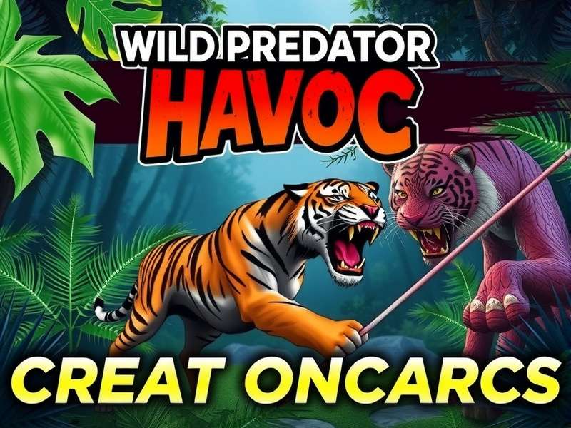 Wild Predator Havoc gameplay screenshot showing tiger attack